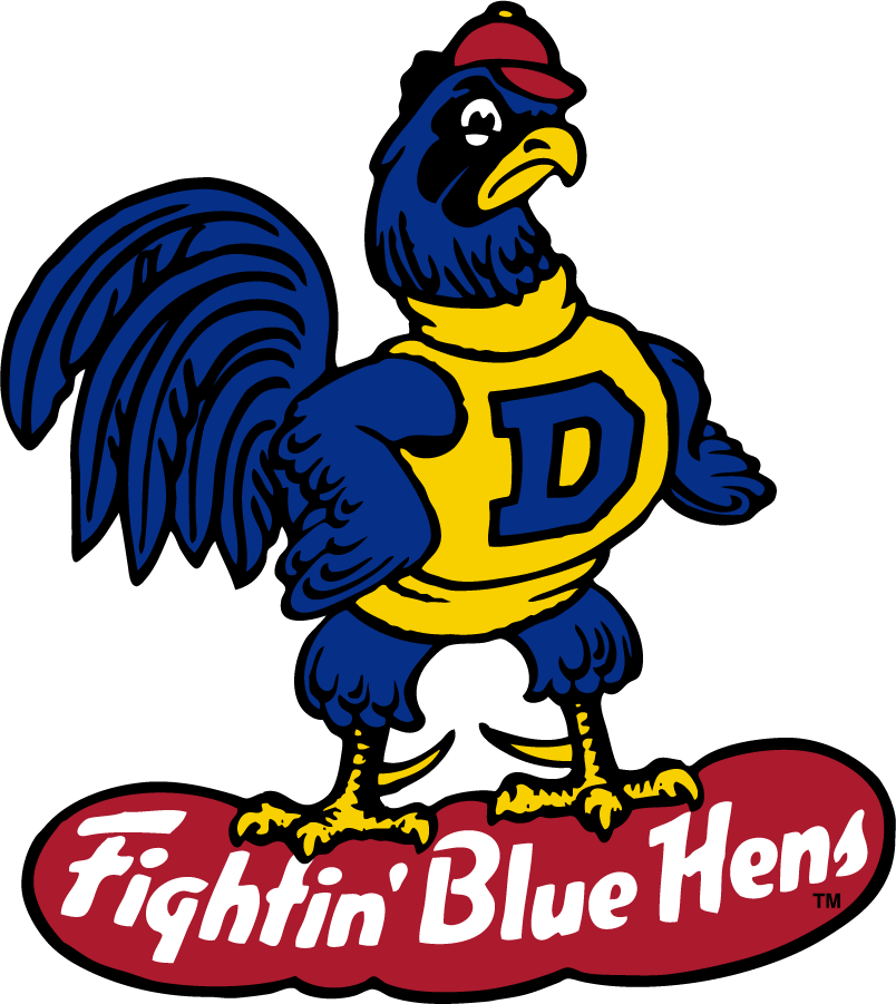 Delaware Blue Hens 1967-1987 Primary Logo DIY iron on transfer (heat transfer)